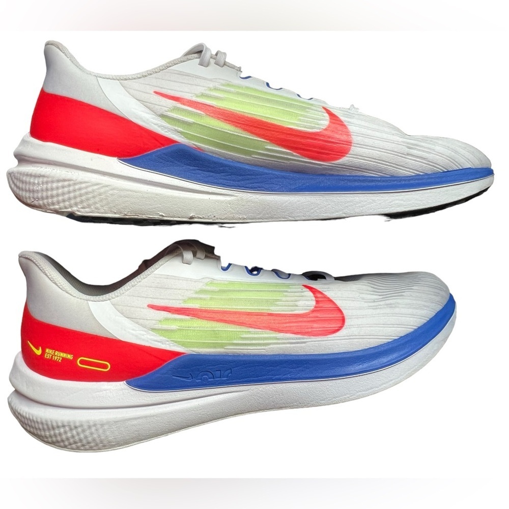 Nike Air Winflo 9 Bright Crimson Racer Blue Dx3355-100